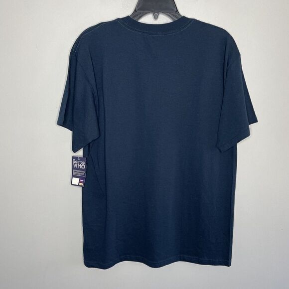 Ripple Junction Mens Doctor WHO Wibbly Wobbly T-Shirt NEW Large L Navy Graphic - Picture 6 of 7